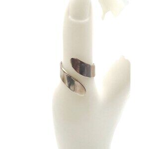 Nickel Silver Wrapped Adjustable Ring Size 8.25 Vintage